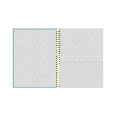 Caderno College Foroni Espiral Shine 1 Matéria 80 Folhas - Item Sortido
