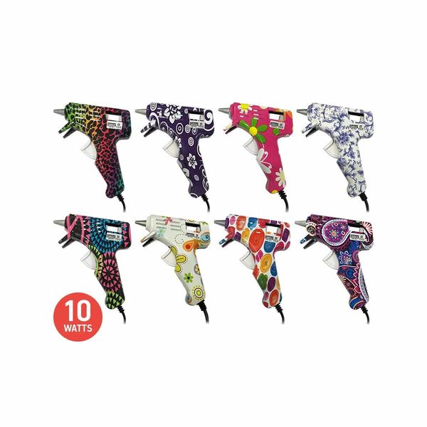 Pistola Cola Quente Pequena 10W Colorido Fantasia Pistola Cola Quente Pequena 10W Colorido Fantasia