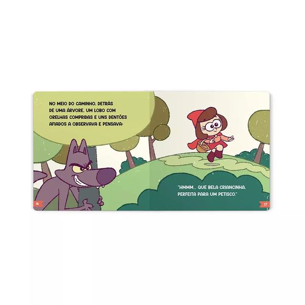 Livro Infantil Culturama Contos Clássicos Galinha Pintadinha Mini e Chapeuzinho Vermelho