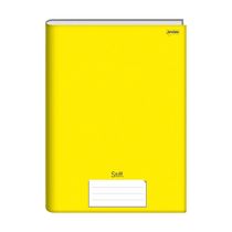 Caderno Brochura Jandaia 1/4 Amarelo 48 Folhas