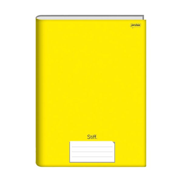 Caderno Brochura Jandaia 1/4 Amarelo 48 Folhas