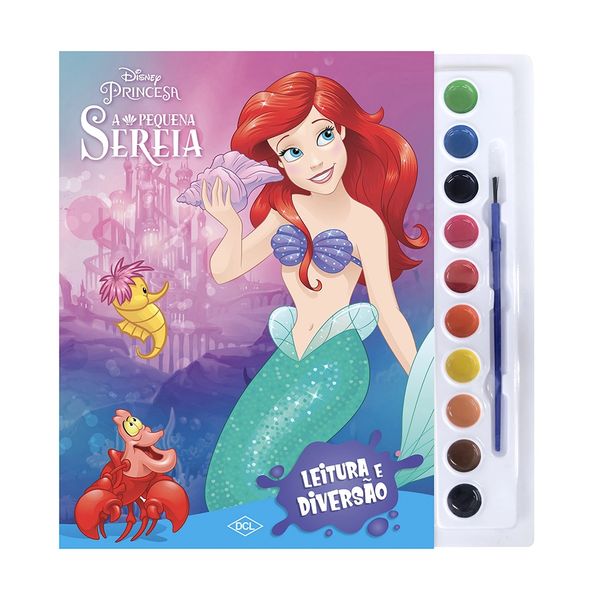 Livro Infantil Aquarela DCL Disney A Pequena Sereia