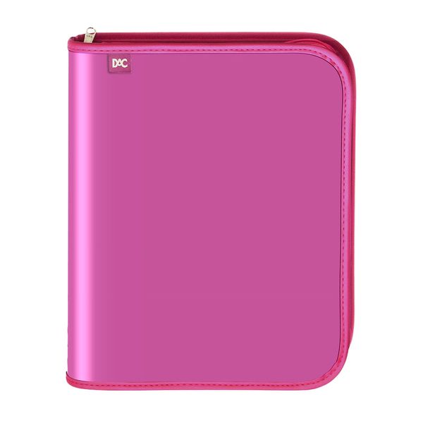 Caderno Argolado Universitário DAC Pink com Zíper