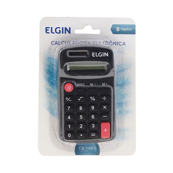 Calculadora de Bolso Elgin Visor com 8 Digitos Preta