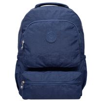 Mochila Casual Yins Crinkle Azul Escuro 17,5"