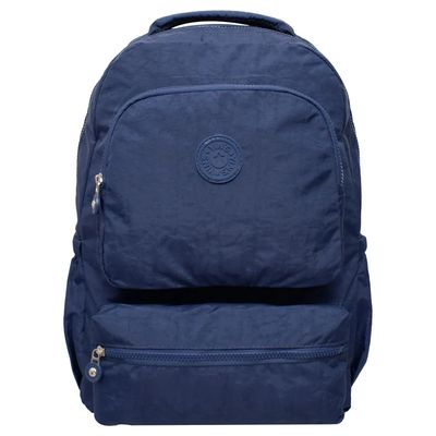 Mochila Casual Yins Crinkle Azul Escuro 17,5"