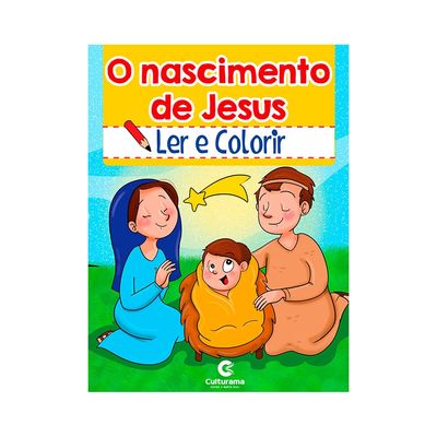 Livro Infantil Culturama para Ler e Colorir Histórias Bíblicas Capas Diversas - Item Sortido