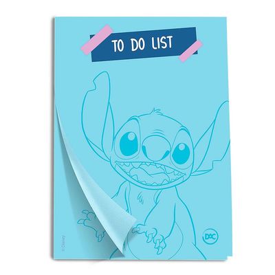 Kit com 5 Blocos Planner Dac Kit Disney Stitch