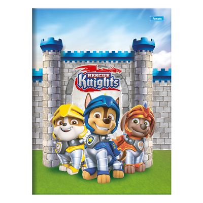 Caderno Brochurão Foroni Capa Dura Paw Patrol 80 Folhas - Item Sortido