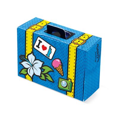 Kit Creativ Maped Mini Box Carro Colorir e Montar com 6 Hidrocores e 1 Cartela de Adesivos