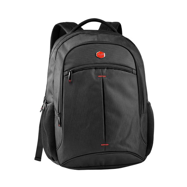 Mochila Laptop Clio Style Executiva com Alça Reforçada Preta ML3262 20" com 4 Divisórias