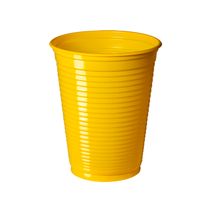Copo Descartável Copobrás 200ml com 50 Unidades Amarelo