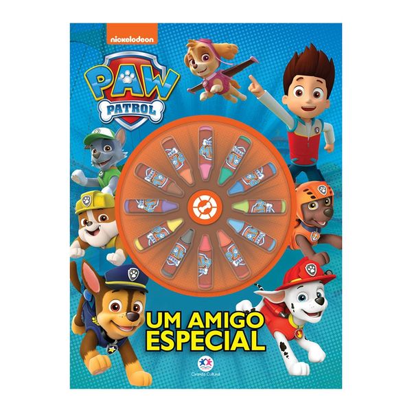 Livro Giz de Cera Ciranda Cultural Patrulha Canina Um Amigo Especial