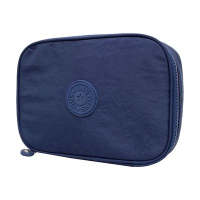 Estojo Box Yins Crinkle Azul Escuro