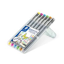 Caneta Hidrográfica Staedtler Fineliner Pigment 0.5mm Colors com 06 Unidades