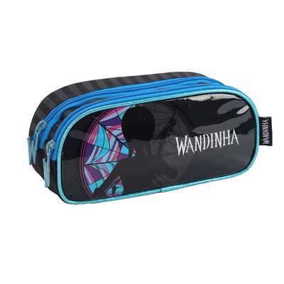 Estojo Duplo Luxcel Wandinha - Item Sortido
