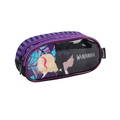Estojo Duplo Luxcel Wandinha - Item Sortido