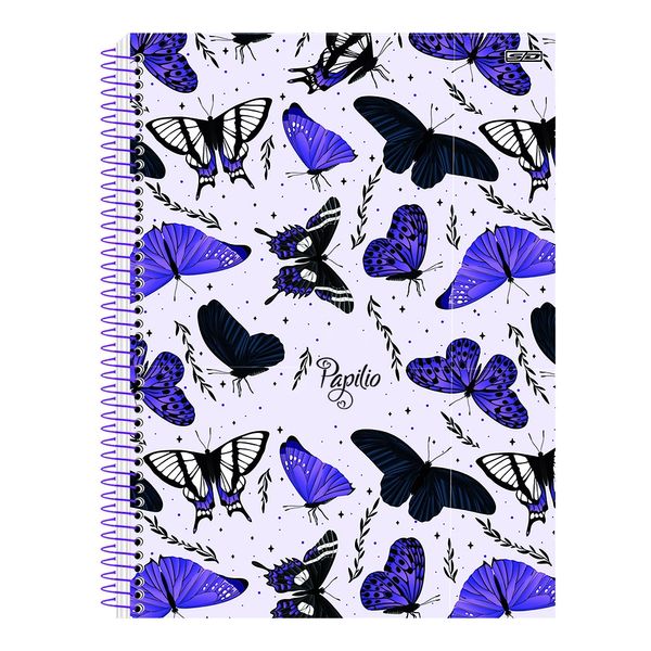 Caderno Universitário São Domingos Papilio 1 Matéria 80 Folhas - Item Sortido