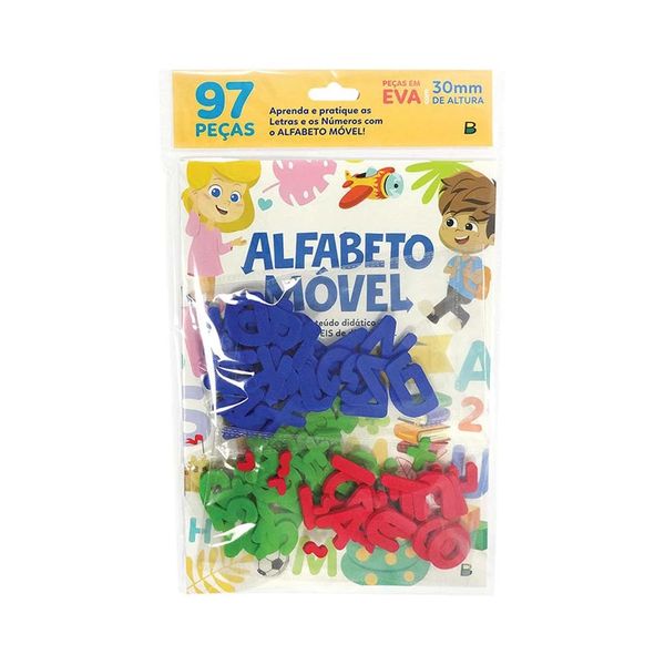 Livro Infantil  Todo Livro Alfabeto Móvel Letras e Números