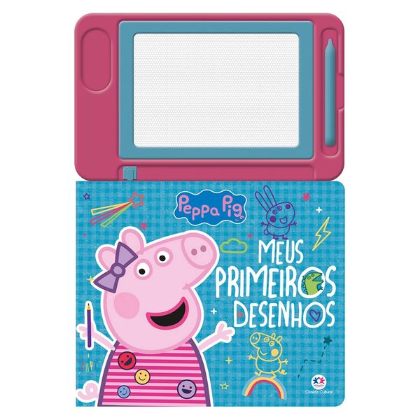Livro Lousa Magnética Ciranda Cultural Peppa Pig