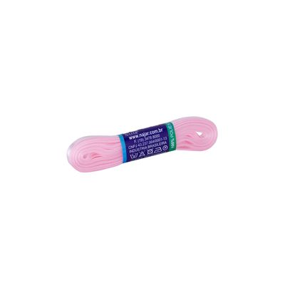 Fita de Cetim Nº01 7mm Peça com 10m Rosa Bebê