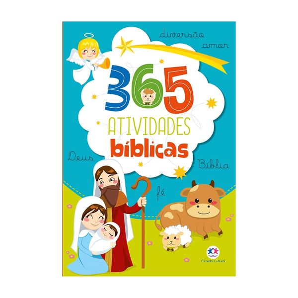 Livro Infantil Ciranda Cultural 365 Atividades Bíblicas