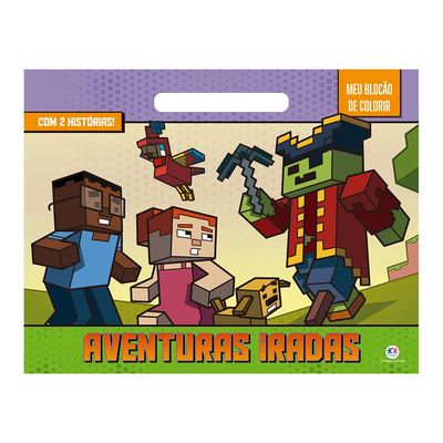 Livro Meu Blocão de Colorir Ciranda Cultural Aventuras Iradas