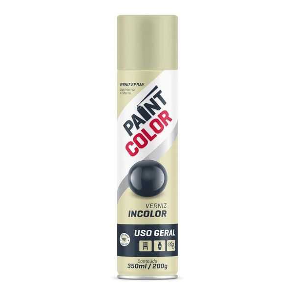Tinta Spray para Uso Geral Paintcolor Verniz 350ml Tinta Spray para Uso Geral Paintcolor Verniz 350ml