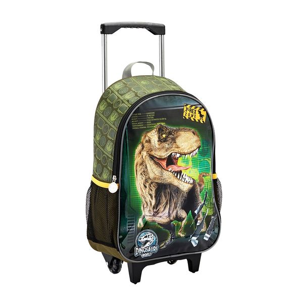 Mochila Infantil de Rodinhas Seanite Dino 16