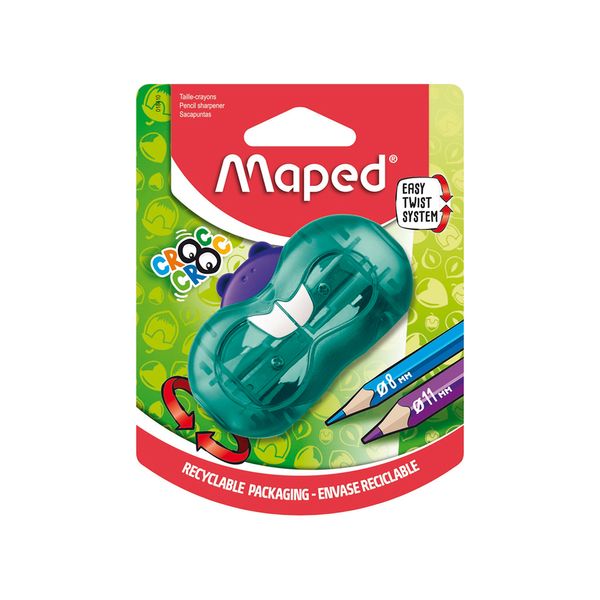Apontador Maped com Depósito Castor 1 Furo Colors - Item Sortido