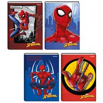 Caderno Brochura 1/4 São Domingos Star School Spider Man 1 Matéria 80 Folhas - Item Sortido