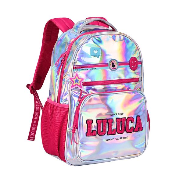 Mochila para Notebook Clio Up Holográfica Luluca Mochila para Notebook Clio Up Holográfica Luluca