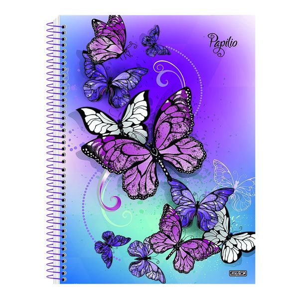 Caderneta Espiral Papilio São Domingos Espiral Capa Dura com Pauta 80 Folhas - Item Sortido Caderneta Espiral Papilio São Domingos Espiral Capa Dura com Pauta 80 Folhas - Item Sortido
