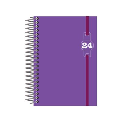 Agenda Média Confetti Full Neon - Item Sortido