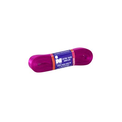 Fita de Cetim Nº03 15mm Peça com 10m Rosa Bispo
