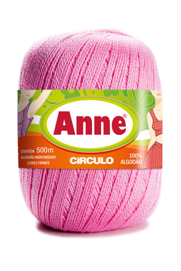 Linha Anne 500m Nº4/2 3131 Rosa Chiclete