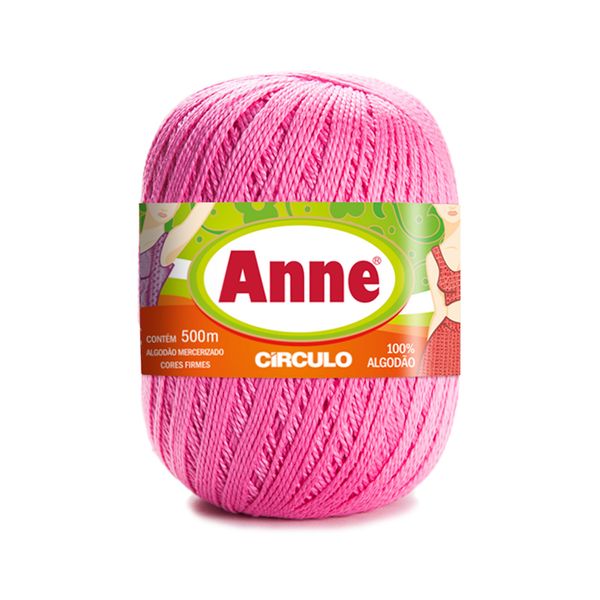 Linha Anne 500m Nº4/23182 Rosa Pink