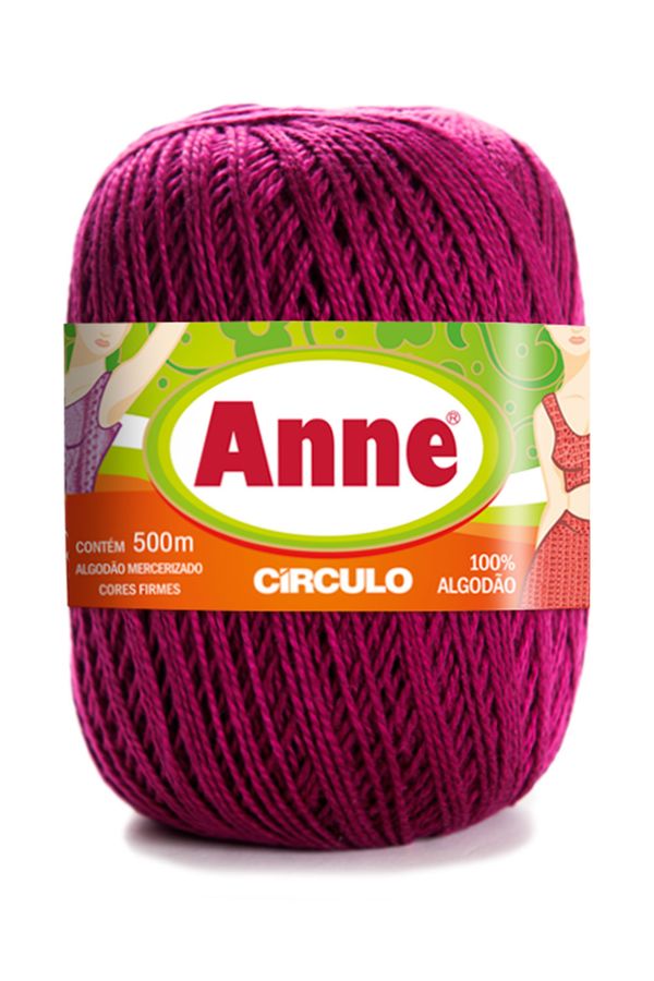 Linha Anne 500m Nº4/2 3794 Vermelho Bordô