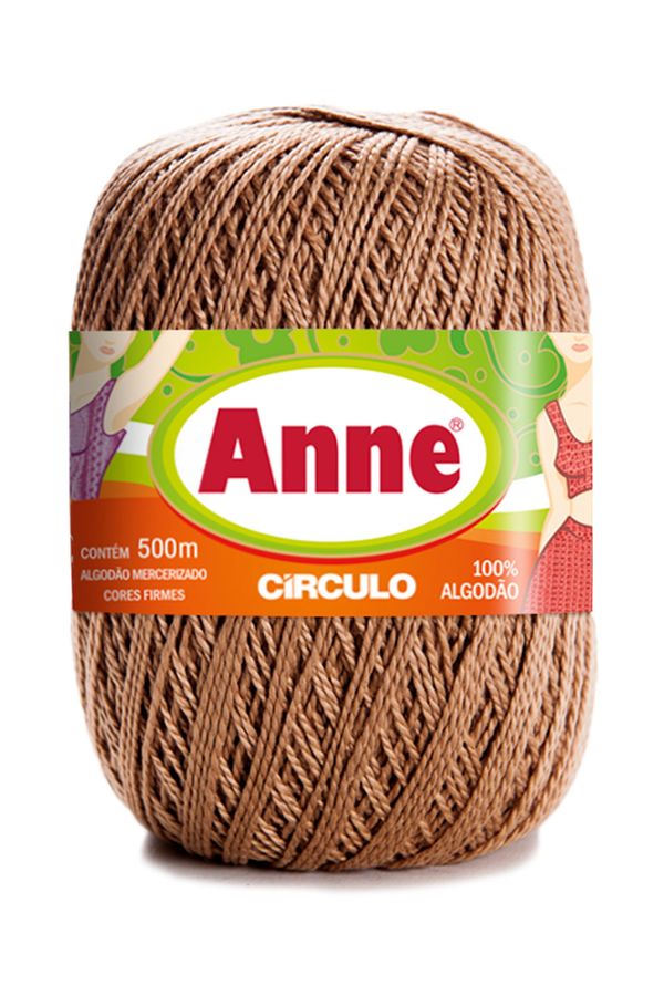 Linha Anne 500m Nº4/2 7625 Castanho