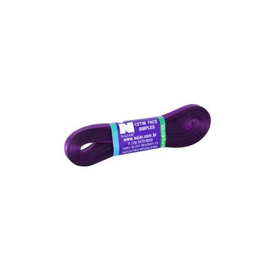 Fita de Cetim Nº01 7mm Peça com 10m Roxo Violeta