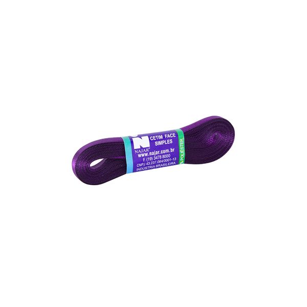 Fita de Cetim Nº01 7mm Peça com 10m Roxo Violeta Fita de Cetim Nº01 7mm Peça com 10m Roxo Violeta