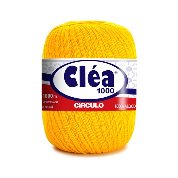 Linha Cléa 1000m Nº8/2 1289 Amarelo Canário Linha Cléa 1000m Nº8/2 1289 Amarelo Canário