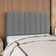 Cabeceira Casal 140 Cm Com Frame Carla Suede Cinza Artte Cinza