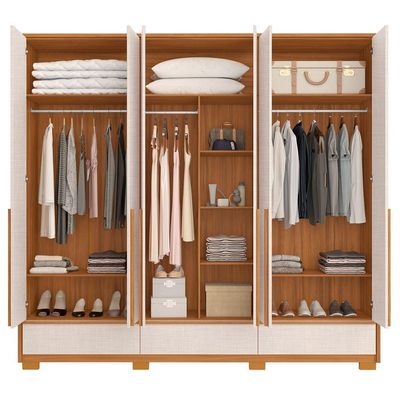 Guarda-roupa Nt 6035 Freijo Com Off White - Notavel