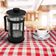 Cafeteira Francesa Prensa Inox Cremeira Vidro Jarra Cha Cafe Cremoso Manual Coador Filtro 350ml French Press