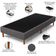 Base Para Cama Box Solteiro 88cm Sleep W01 Linho Cinza Escuro - Lyam Decor