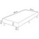 Base Para Cama Box Solteiro 88cm Sleep W01 Linho Cinza Escuro - Lyam Decor