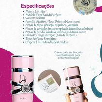 Yara Lattafa Feminino - Fragrância Irresistível