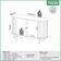 Balcão Buffet Curvo em MDF 2 Portas Freijó/Preto Fosco 130 cm TB289 Dalla Costa