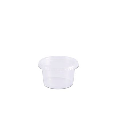 Pote Prafesta Redondo 250ml com Tampa 24 Unidades